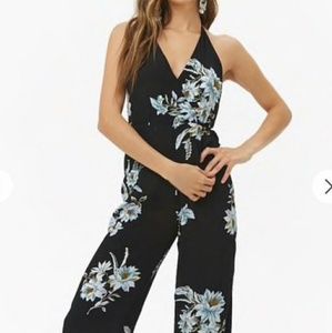Black Floral jumpsuit